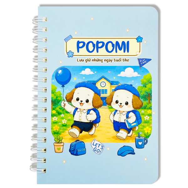 Sổ Lò Xo Teen Popomi A6 - The Sun 03