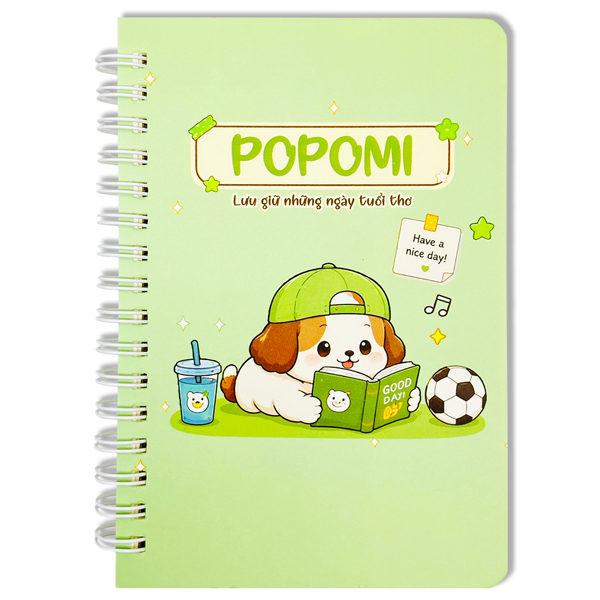 Sổ Lò Xo Teen Popomi A6 - The Sun 08
