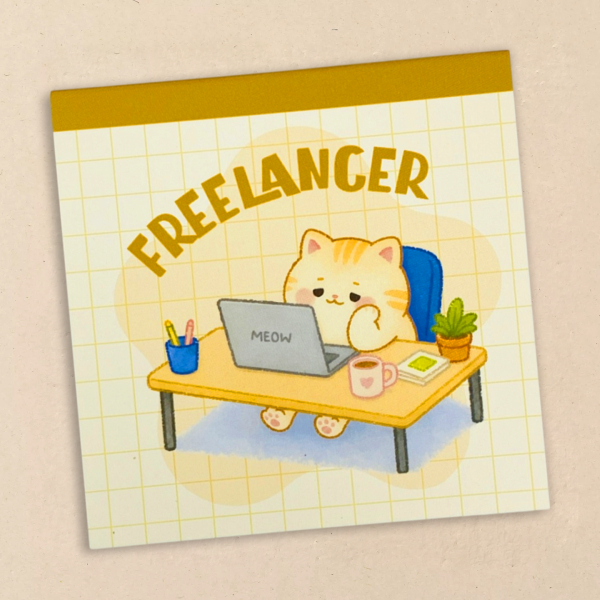 Sổ Note Free Meow - Giấy Trơn - 160 Trang 80gsm - The Sun - Freelancer