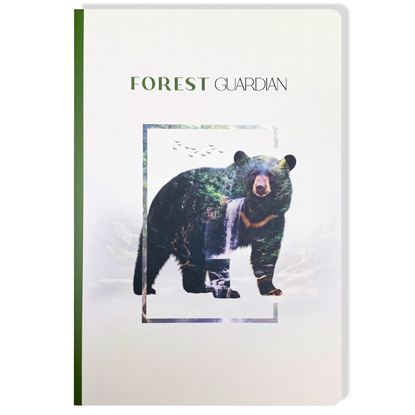 Tập Sinh Viên Forest Guardian - Kẻ Ngang - 200 Trang 80gsm - Chống Lóa - The Sun - Gấu