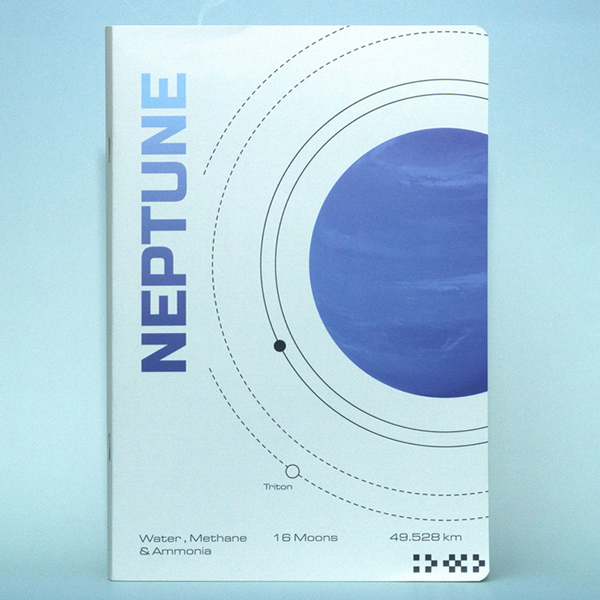 Tập Sinh Viên Outer Space - 4 Ô Ly Ngang - 200 Trang 80gsm - The Sun - Neptune