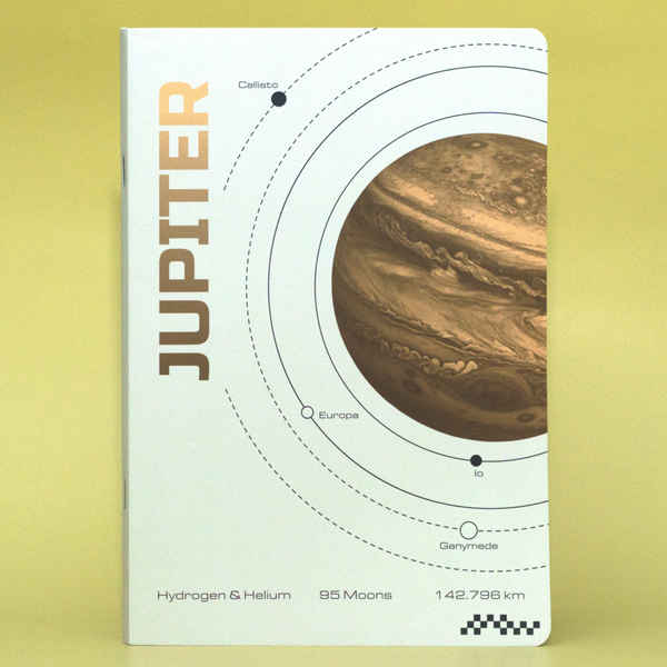 Tập Sinh Viên Outer Space - 4 Ô Ly Ngang - 200 Trang 80gsm - The Sun - Jupiter