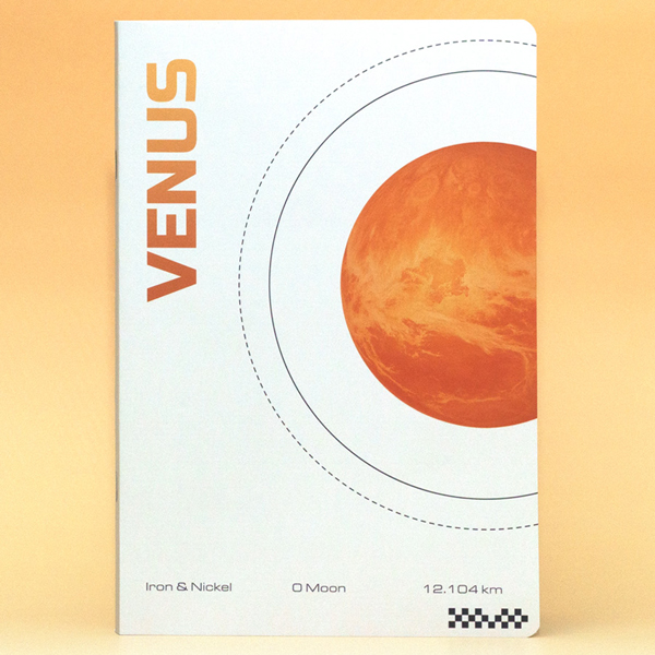 Tập Sinh Viên Outer Space - 4 Ô Ly Ngang - 200 Trang 80gsm - The Sun - Venus
