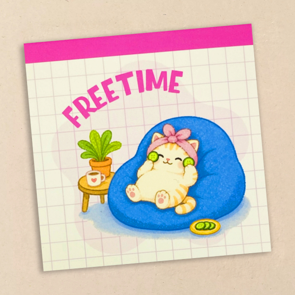 Sổ Note Free Meow - Giấy Trơn - 160 Trang 80gsm - The Sun - Freetime