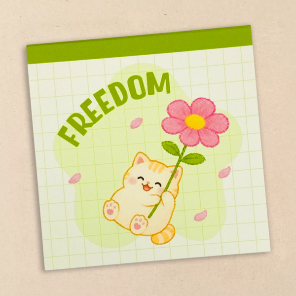 Sổ Note Free Meow - Giấy Trơn - 160 Trang 80gsm - The Sun - Freedom