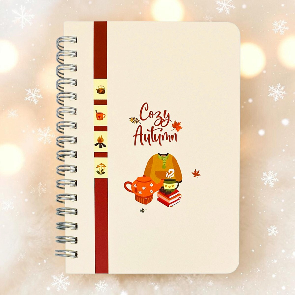 Sổ Lò Xo Thu - Đông - Kẻ Ngang - 200 Trang 70gsm - The Sun 02 - Cozy Autumn