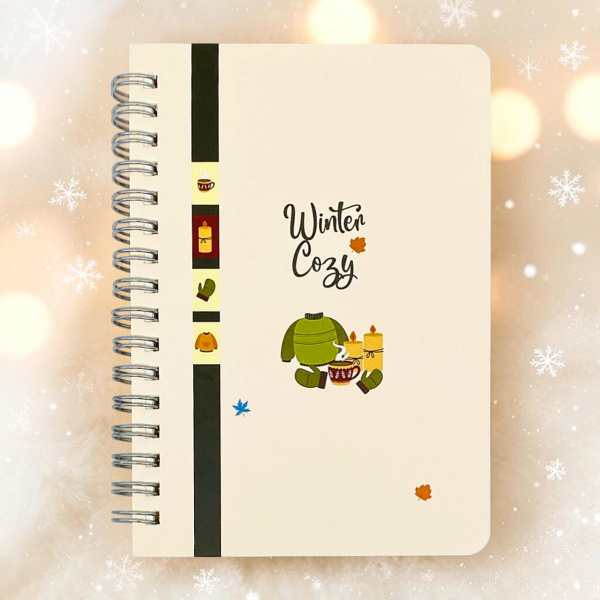 Sổ Lò Xo Thu - Đông - Kẻ Ngang - 200 Trang 70gsm - The Sun 04 - Winter Cozy