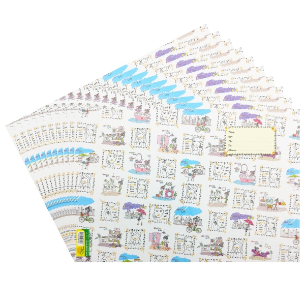 Giấy Bao Tập Teen FAHASA 255 x 190 mm - Mẫu 2 - Girl's Life