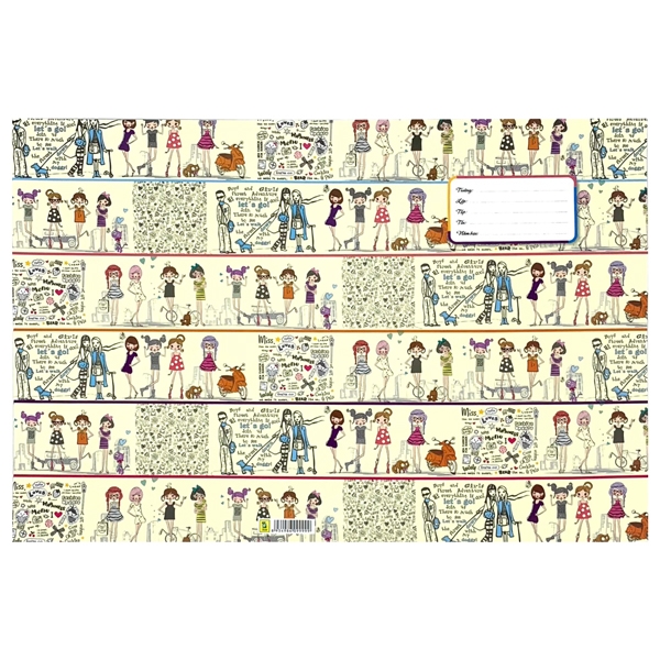 Giấy Bao Tập Teen 255 x 190 mm - Mẫu 4 - Girl's Life