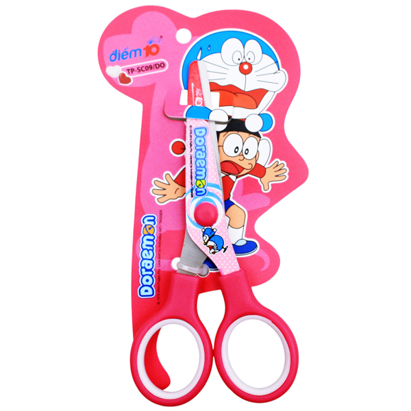 Kéo Học Sinh Doraemon Điểm 10 Thiên Long SC-09/DO - Màu Hồng