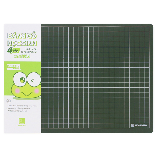 Bảng Gỗ Học Sinh 4 Ô Ly - 37 x 27 cm - Hồng Hà 3591