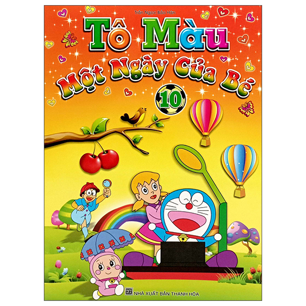 Sách Tô Màu - Một Ngày Của Bé - Tập 10 (Tái Bản) - Trần Ngọc Bảo Hân
