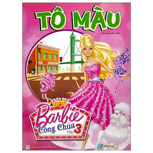 Sách Tô Màu Barbie Công Chúa - Tập 3 - Trần Ngọc Bảo Hân