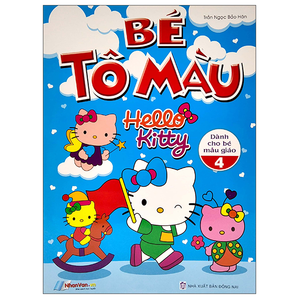 Sách Bé Tô Màu Hello Kitty - Tập 4 - Trần Ngọc Bảo Hân