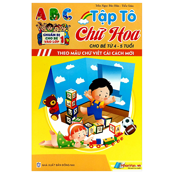 Sách Chuẩn Bị Cho Bé Vào Lớp 1 - Tập Tô Chữ Hoa (Cho Bé Từ 4-5 Tuổi) - Trần Ngọc Bảo Hân