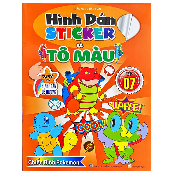 Sách Hình Dán Sticker Và Tô Màu - Tập 7 - Trần Ngọc