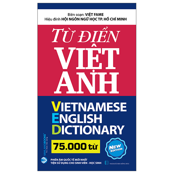 Từ Điển Việt Anh 75000 Từ (Tái Bản 2025)