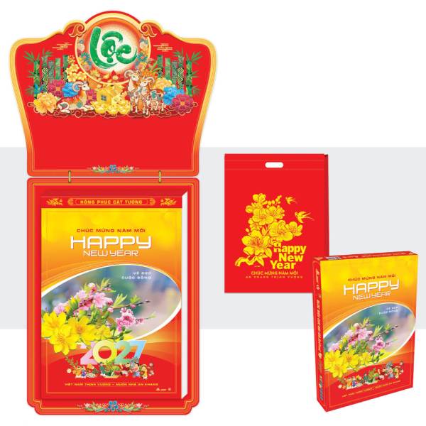 Lịch Bloc Siêu Cực Đại 2027 - Vẻ Đẹp Cuộc Sống - Văn Lang VL02