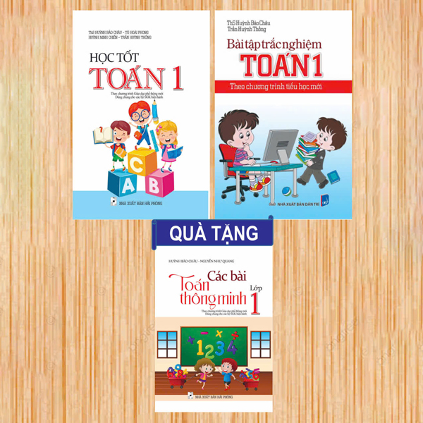 Sách Bộ Sách Học Tốt Toán 1 + Bài Tập Trắc Nghiệm Toán 1 (Bộ 2 Cuố - Hải Phong