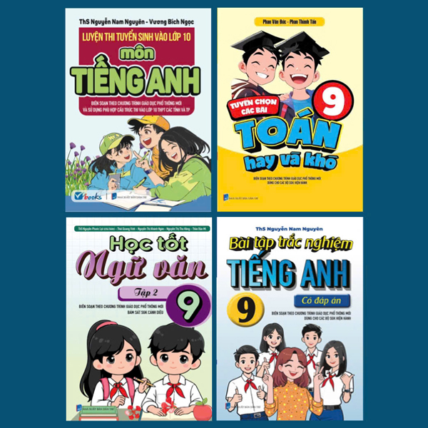 Sách Bộ Sách Luyện Thi Vào Lớp 10 - Môn Tiếng Anh + Ngữ Văn + Toán (B� - Toan Ánh