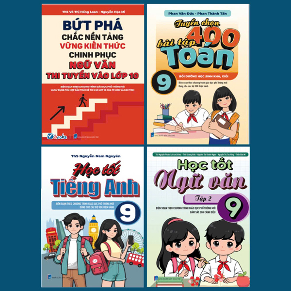 Sách Bộ Sách Cẩm Nang Ôn Tập-Thi Tuyển Vào Lớp 10 - Môn Ngữ Văn + To� - Cẩm Tú