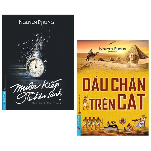 Sách Combo Muôn Kiếp Nhân Sinh - Many Times, Many Lives + Dấu Chân Trên Cát ( - Phong Nhã