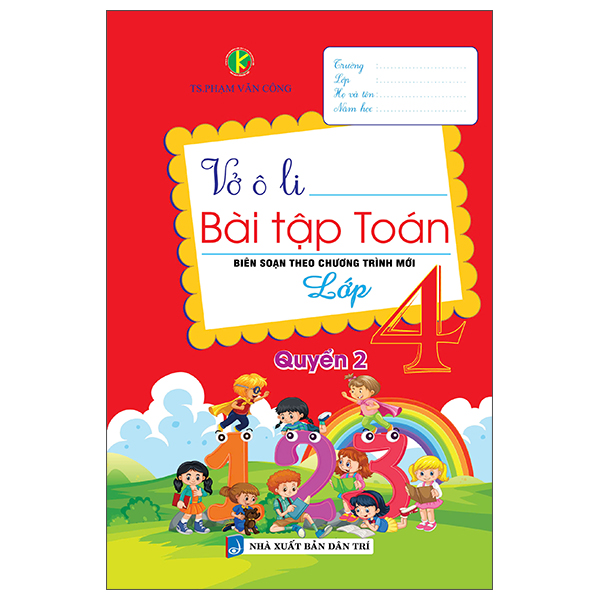 Vở Ô Li Bài Tập Toán Lớp 4 - Quyển 2