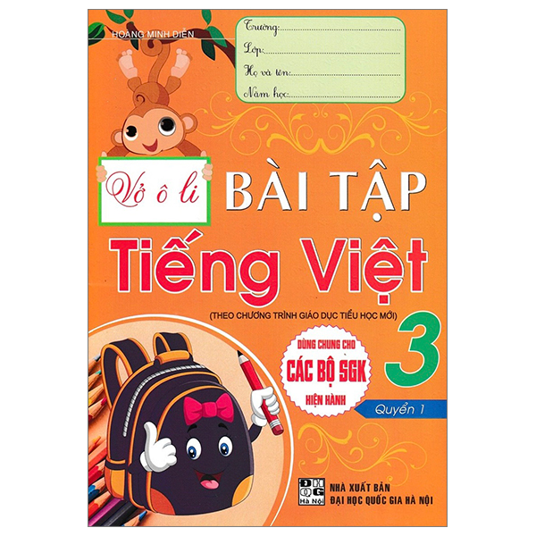 Sách Vở Ô Li Bài Tập Tiếng Việt 3 - Quyển 1 (Theo Chương Trình Giáo D� - Gia Việt