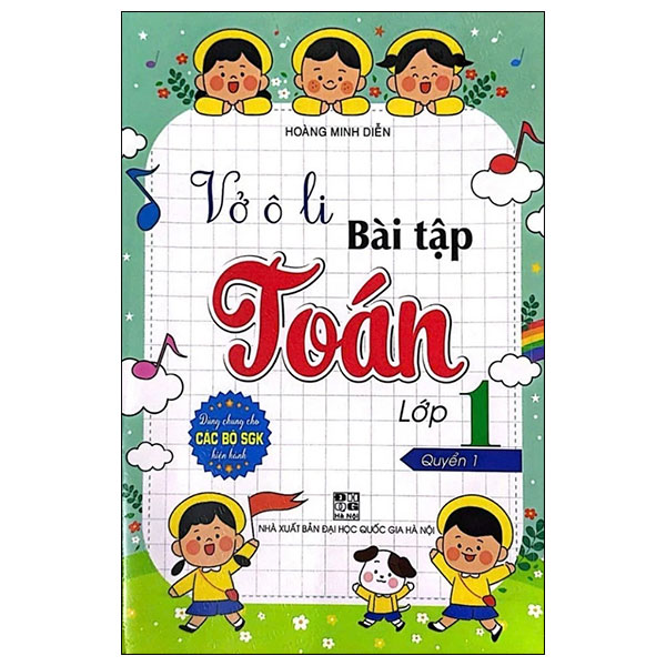 Vở Ô Li Bài Tập Toán Lớp 1 - Quyển 1