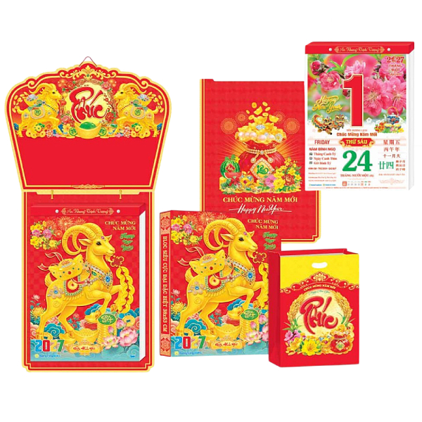 Lịch Bloc Siêu Cực Đại Đặc Biệt 2027 - Chủ Đề Quê Hương - Đinh Mùi Phú Quý - Hương Trang HT1