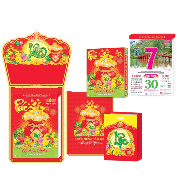 Lịch Bloc Siêu Cực Đại Đặc Biệt 2027 - Chủ Đề Quê Hương - Tài Lộc Cát Tường - Hương Trang HT2