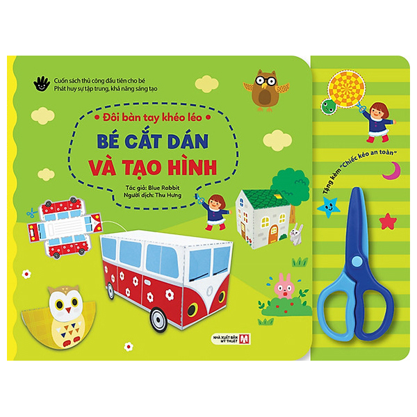 Sách Đôi Bàn Tay Khéo Léo - Bé Cắt Dán Và Tạo Hình - Bìa Cứng - Do