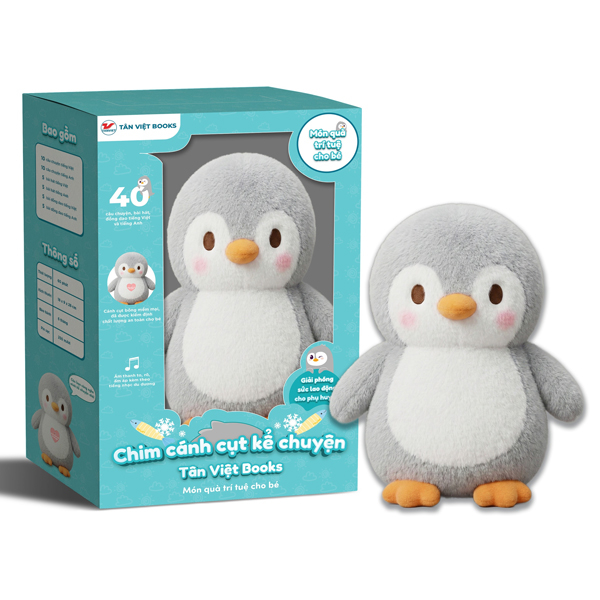 Chim Cánh Cụt Kể Chuyện - Món Quà Trí Tuệ Cho Bé Size 25cm