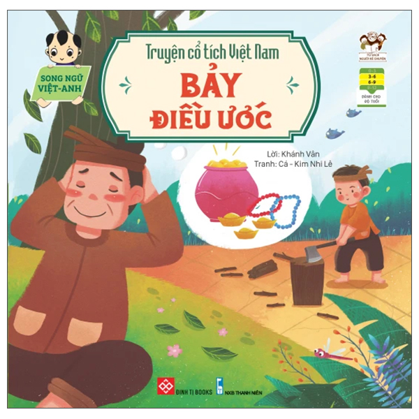 [Phiên chợ sách cũ] Truyện Cổ Tích Việt Nam (Song Ngữ Việt-Anh) - Bảy Điều Ước