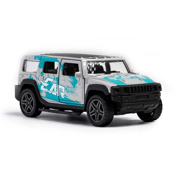 Đồ Chơi Mô Hình Xe Hợp Kim Chạy Đà - Alloy Pull Back Car - Toys&Joys 53250 - Xe Địa Hình HM