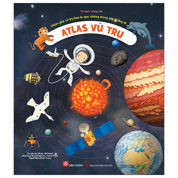 Khám Phá Vũ Trụ Bao La Qua Những Trang Gấp Khổng Lồ - Atlas Vũ Trụ - Bìa Cứng
