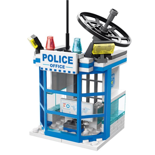 Đồ Chơi Lắp Ráp Phương Tiện Cảnh Sát Biến Hình 8 Trong 1 - Toys&Joys 8609-4 (114 Mảnh Ghép)