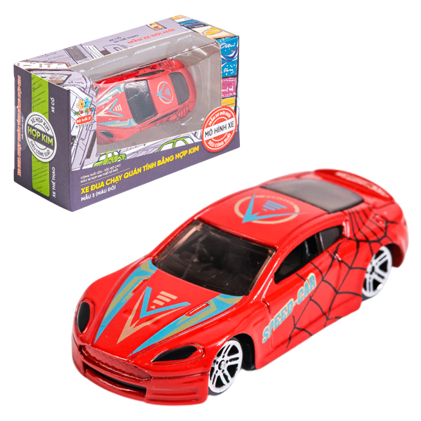Đồ Chơi Mô Hình Xe Đua Chạy Quán Tính Bằng Hợp Kim - Toys&Joys KX07_1A - Mẫu 3 - Màu Đỏ