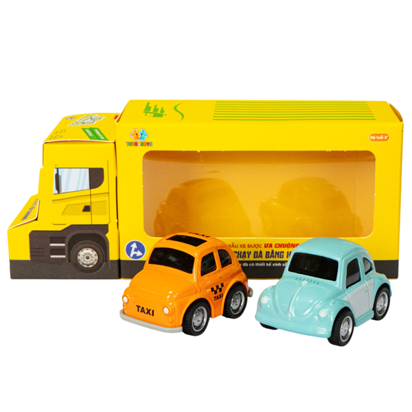 Bộ Đồ Chơi Mô Hình Xe Đô Thị Chạy Đà Bằng Hợp Kim - Toys&Joys 817C-1 - Mẫu 1