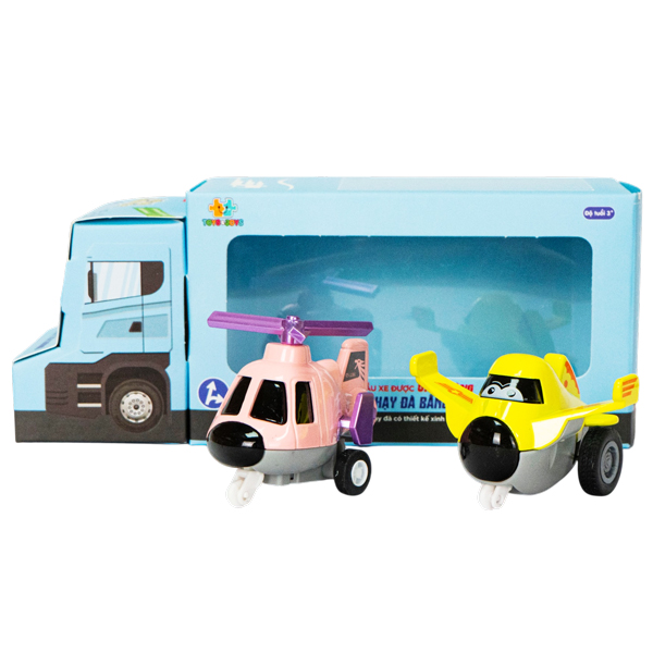 Bộ Đồ Chơi Mô Hình Máy Bay Chạy Đà Bằng Hợp Kim - Toys&Joys 826C - Mẫu 1