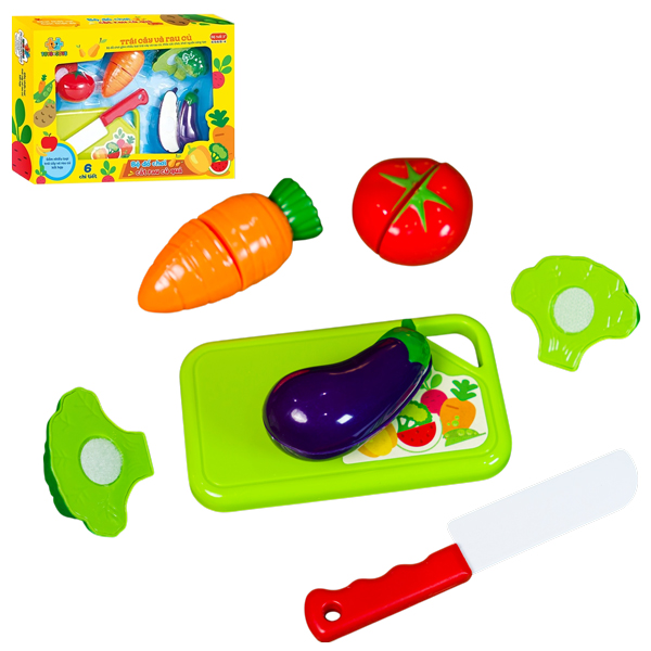 Bộ Đồ Chơi Cắt Rau Củ Quả - Toys&Joys 666S_4 (6 Chi Tiết)