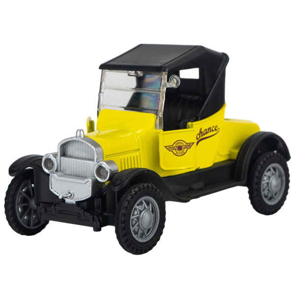 Đồ Chơi Mô Hình Xe Cổ Điển Hai Cửa - Toys&Joys 13227 -  Mẫu B - Màu Vàng Neon