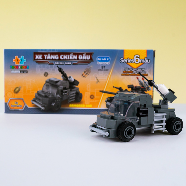 Đồ Chơi Lắp Ráp Series Xe Tăng Chiến Đấu - Xe Bọc Thép - Toys&Joy 8746-2 (97 Mảnh Ghép)