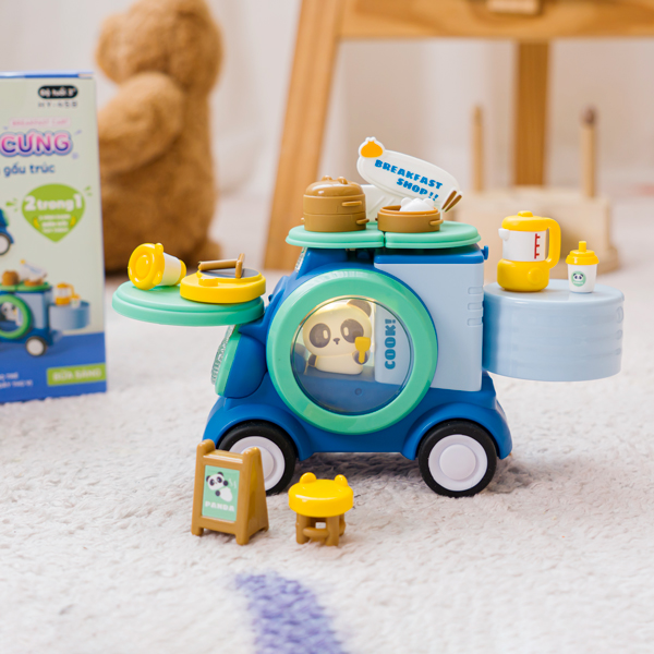 Đồ Chơi Xe Thú Cưng - Bữa Sáng Của Gấu Trúc - Toys&Joy HY-45B
