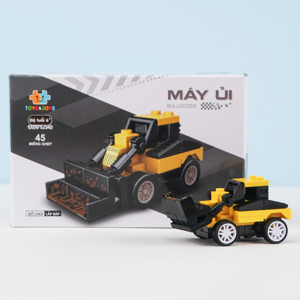 Đồ Chơi Lắp Ráp Mô Hình Xe Máy Ủi - Toys&Joy 9071A_5 (45 Mảnh Ghép)