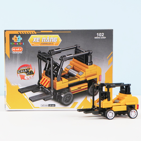Đồ Chơi Lắp Ráp Mô Hình Xe Nâng - Toys&Joy 6815_5 (102 Mảnh Ghép)