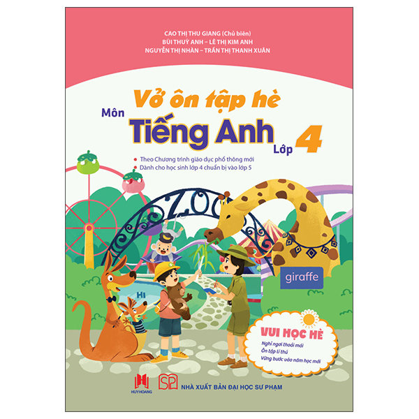 Vở Ôn Tập Hè Môn Tiếng Anh - Lớp 4