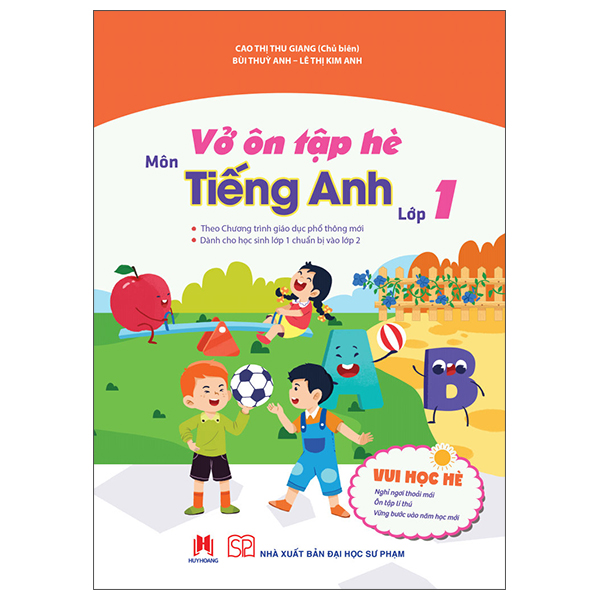 Vở Ôn Tập Hè Môn Tiếng Anh - Lớp 1