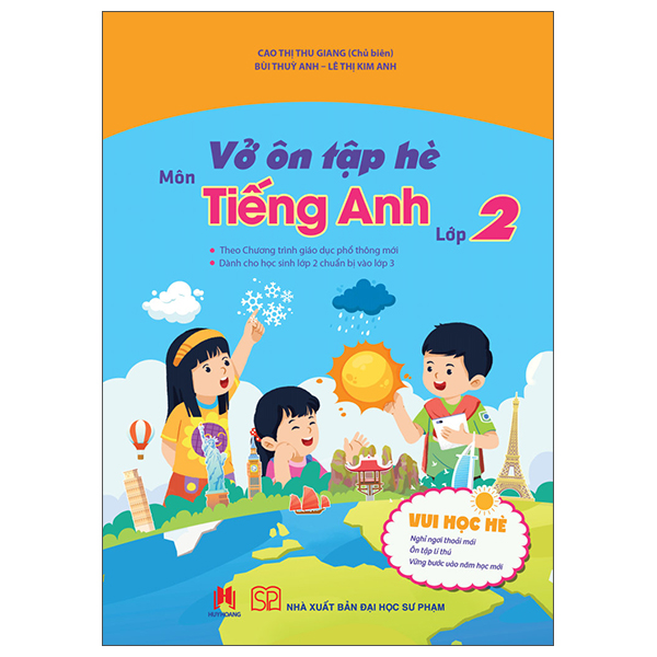 Vở Ôn Tập Hè Môn Tiếng Anh - Lớp 2