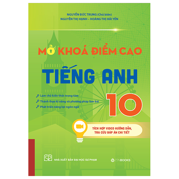 Mở Khoá Điểm Cao Tiếng Anh 10